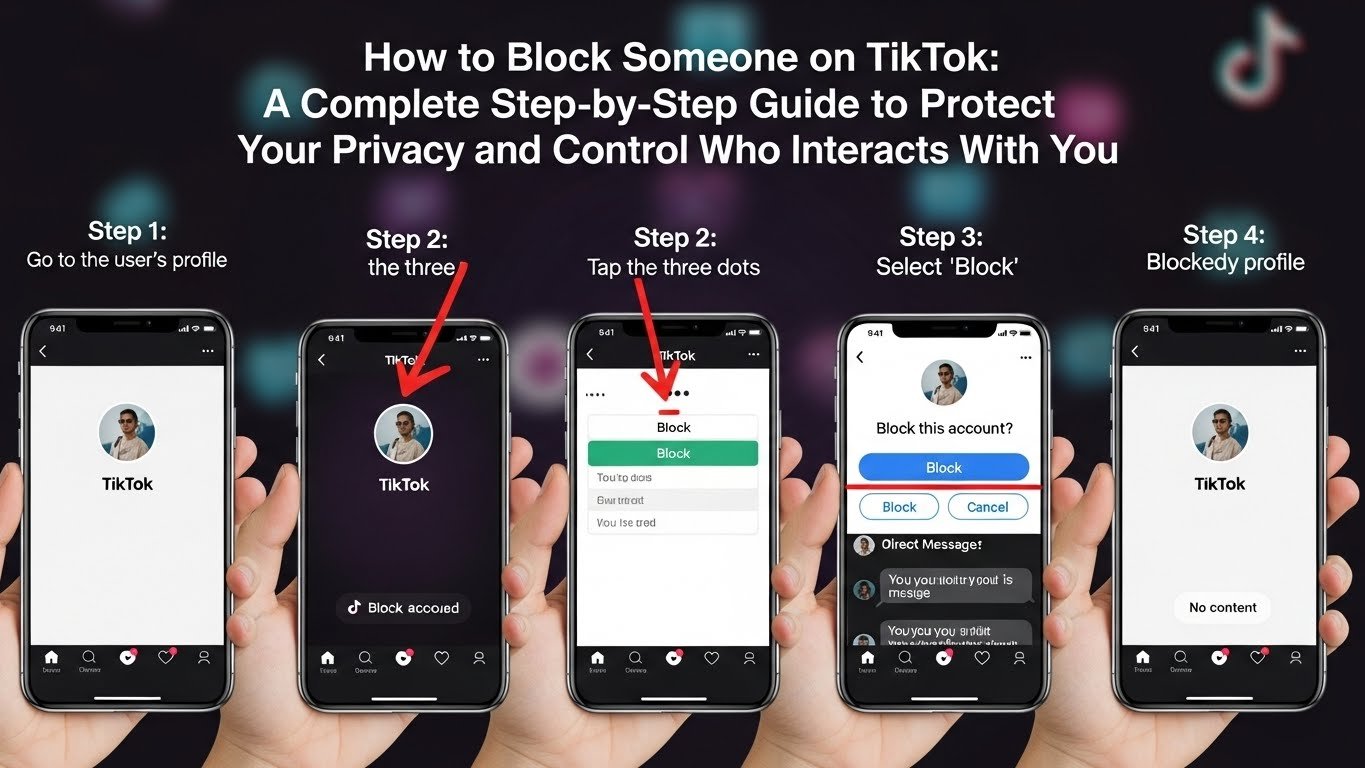 how to block someone on tiktok