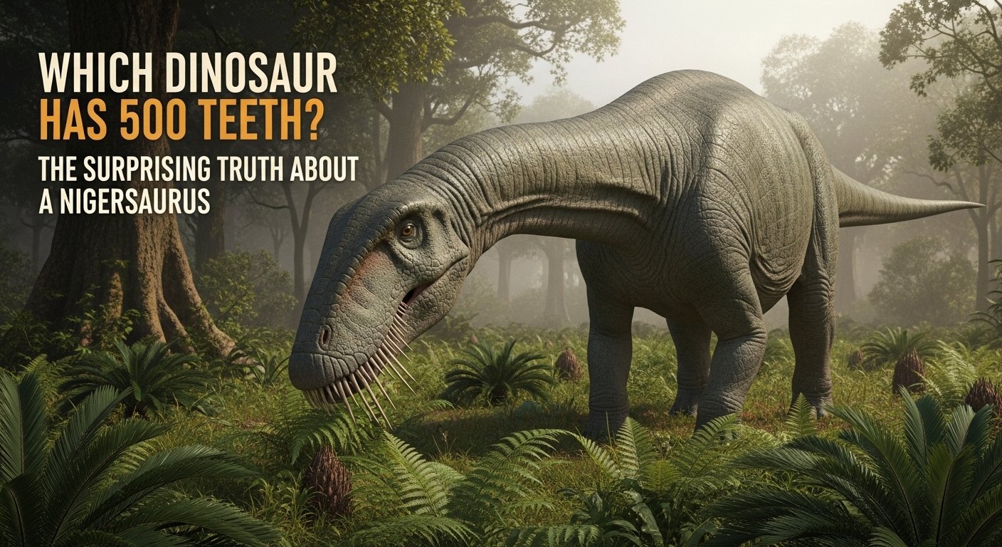 what dinosaur has 500 teeth
