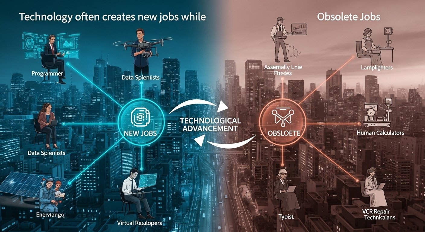 which statement describes a key effect of technology?