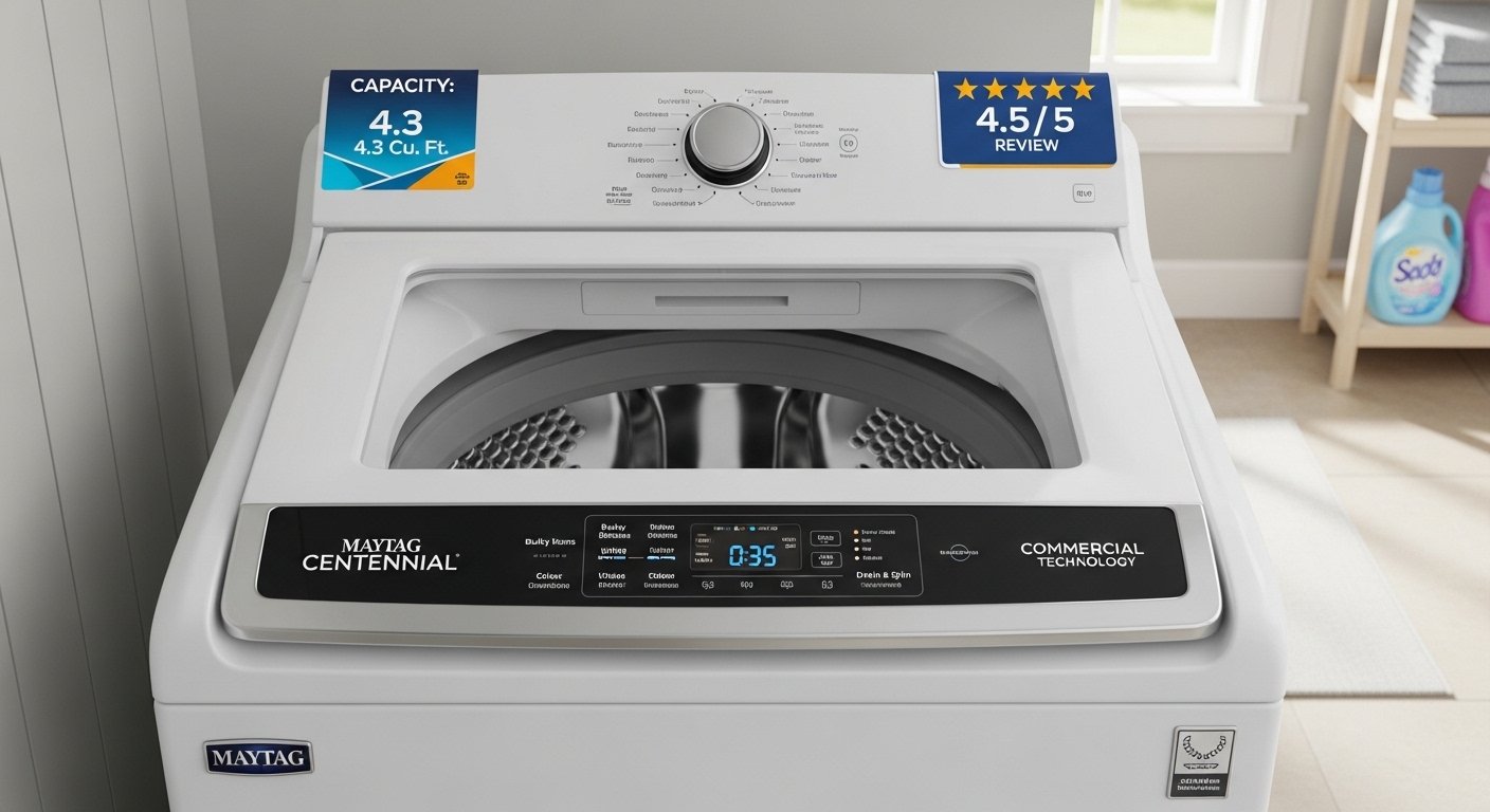 maytag centennial commercial technology washer